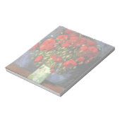 Vase mit roten Pflücken von Vincent van Gogh Notizblock (Rotiert)