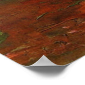 Vase mit roten Pflücken von Vincent van Gogh Poster (Ecke)