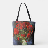 Vase mit roten Pflücken von Vincent van Gogh Tasche (Rückseite)