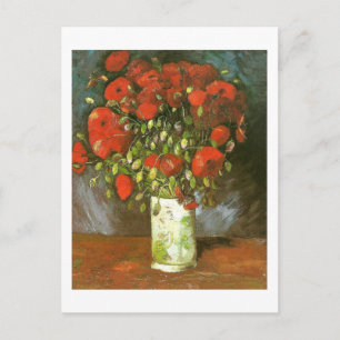 Vase mit roten Pfoten (F279)Van Gogh Fine Art Postkarte