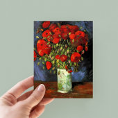 Vase mit roten Poppies | Vincent Van Gogh Postkarte