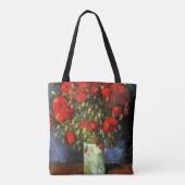 Vase mit roten Poppies | Vincent van Gogh Tasche (Rückseite)
