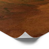 Vase mit roten und weißen Nelken Poster (Ecke)