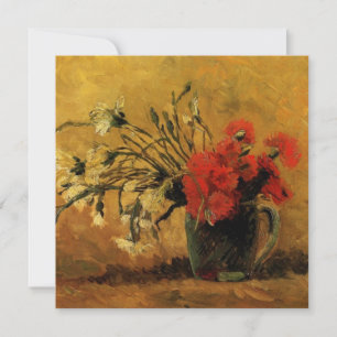Vase mit roten und weißen Nelken, van Gogh
