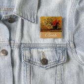 Vase mit roten und weißen Nelken, van Gogh Button (Beispiel)