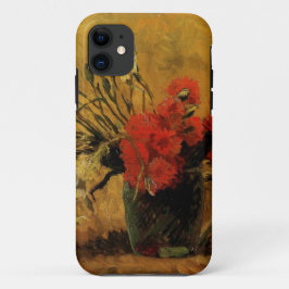 Vase mit roten und weißen Nelken, Van Gogh Case-Mate iPhone Hülle