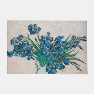 Vase mit Schwertlilien, Van Gogh Fußmatte