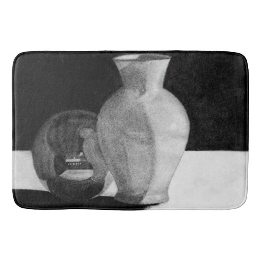 Vase mit Sphere Badematte (Vorderseite)