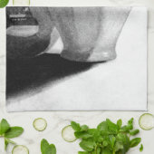 Vase mit Sphere Handtuch (Gefaltet)
