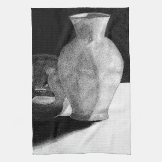 Vase mit Sphere Handtuch (Vertikal)