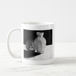 Vase mit Sphere Kaffeetasse