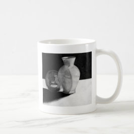 Vase mit Sphere Kaffeetasse