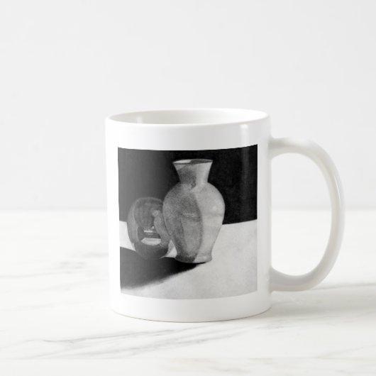 Vase mit Sphere Kaffeetasse (Rechts)