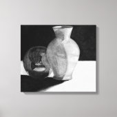 Vase mit Sphere Leinwanddruck (Vorderseite)