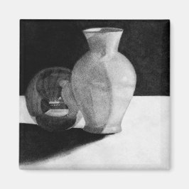 Vase mit Sphere Magnet