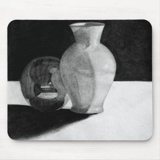 Vase mit Sphere Mousepad (Vorne)