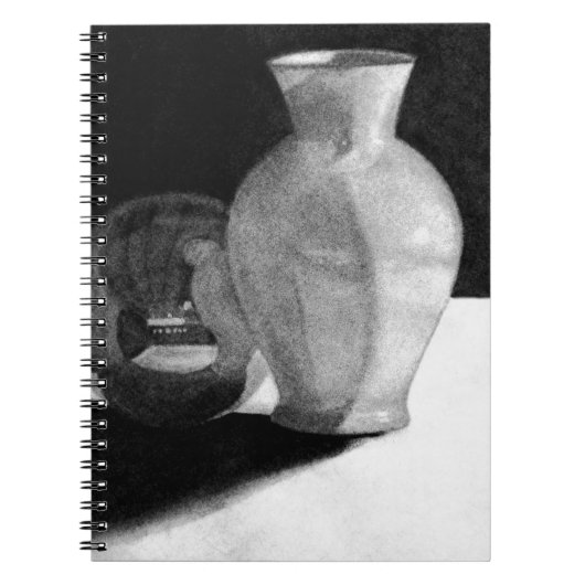 Vase mit Sphere Notizblock (Vorderseite)