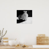 Vase mit Sphere Poster (Küche)