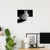 Vase mit Sphere Poster (Heimbüro)