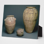 Vase mit verschiedenen Friesen von Tieren und Fotoplatte (Seite)