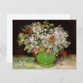 Vase mit Zinnia-Blume von Vincent van Gogh (Vorne/Hinten)
