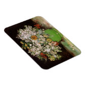 Vase mit Zinnia-Blume von Vincent van Gogh Magnet (Rechte Seite)
