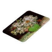 Vase mit Zinnia-Blume von Vincent van Gogh Magnet (Linke Seite)