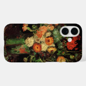 Vase mit Zinnias und Geranien, Vincent van Gogh Case-Mate iPhone Hülle (Rückseite (Horizontal))