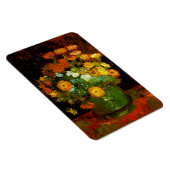 Vase mit Zinnias Van Gogh Fine Art Magnet (Rechte Seite)