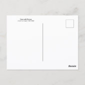 Vase mit Zinnias Vincent Van Gogh Postkarte (Rückseite)