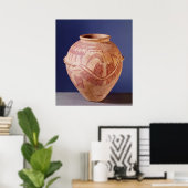 Vase mit zwei Schreinen auf einem Schiff Poster (Heimbüro)