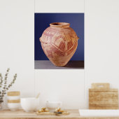 Vase mit zwei Schreinen auf einem Schiff Poster (Küche)