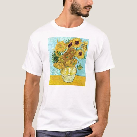 Vase mit zwölf Sonnenblumen durch Vincent van Gogh T-Shirt (Vorderseite)
