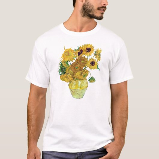 Vase mit zwölf Sonnenblumen durch Vincent van Gogh T-Shirt (Vorderseite)