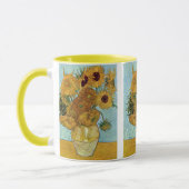 Vase mit zwölf Sonnenblumen durch Vincent van Gogh Tasse (Links)