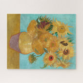 Vase mit zwölf Sonnenblumen | Van Gogh | Puzzle (Horizontal)