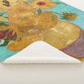 Vase mit zwölf Sonnenblumen | Van Gogh | Sherpadecke (3/4)