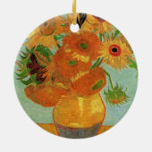 Vase mit zwölf Sonnenblumen, Vincent van Gogh. Keramikornament (Hinten)