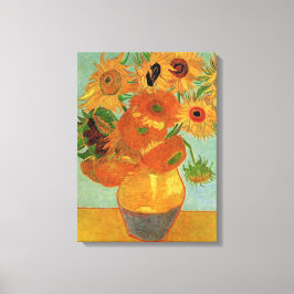 Vase mit zwölf Sonnenblumen Vincent van Gogh. Leinwanddruck