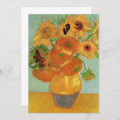 Vase mit zwölf Sonnenblumen von Vincent van Gogh (Vorne/Hinten)