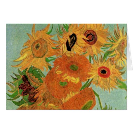 Vase mit zwölf Sonnenblumen von Vincent van Gogh (Vorderseite (Horizontal))
