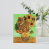 Vase mit zwölf Sonnenblumen von Vincent van Gogh (Stehend Vorderseite)