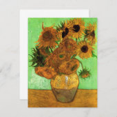 Vase mit zwölf Sonnenblumen von Vincent van Gogh (Vorne/Hinten)