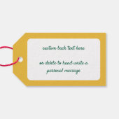 Vase mit zwölf Sonnenblumen von Vincent van Gogh Geschenkanhänger (Rückseite Horizontal)