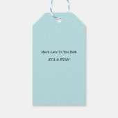 Vase mit zwölf Sonnenblumen von Vincent Van Gogh Geschenkanhänger (Rückseite)