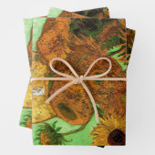 Vase mit zwölf Sonnenblumen von Vincent van Gogh Geschenkpapier Set (Beispiel)