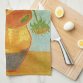 Vase mit zwölf Sonnenblumen von Vincent van Gogh Handtuch (Viertel Falte)