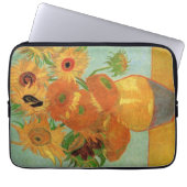 Vase mit zwölf Sonnenblumen von Vincent van Gogh Laptopschutzhülle (Vorderseite)
