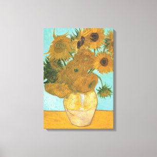 Vase mit zwölf Sonnenblumen von Vincent van Gogh Leinwanddruck