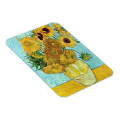 Vase mit zwölf Sonnenblumen von Vincent Van Gogh Magnet (Rechte Seite)